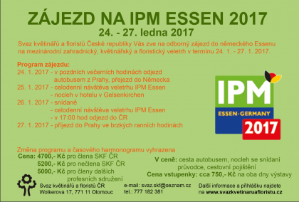 Zájezd na IPM ESSEN 2017 / fotogalerie / essen